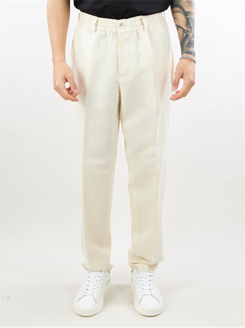 Linen and viscose blend trousers Patrizia Pepe PATRIZIA PEPE | Pants | 5P0502A052W337